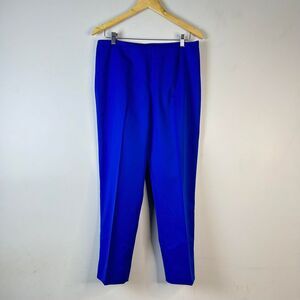 Peace of Cloth Panticular Womens Side Zip‎ Mid Rise Blue Taper Dress Pants Sz 10